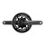 Pédalier FORCE D2 2X DUB DM 170MM 50-37DENTS (SANS BOITIER)