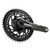 Pédalier FORCE D2 2X DUB DM 175MM 50-37DENTS (SANS BOITIER)