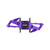 Pédales SPECIALE 10 Small Violet + Cales ATAC 13°/17° B1