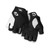 W017 WHITE/BLACK L