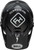 K019 MATT BLACK/WHITE M (55-57)