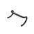 CINTRE SERVICE COURSE SL 80 40CM MATTE BLACK LOGO GLOSS A2