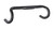 CINTRE SERVICE COURSE 70 ERGO 44CM BEAD B.BLACK LOGO GRAVE