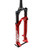 Fourche PIKE DJ SoloAir 26" 100mm OS40 15x100mm A4 Rouge Electrique