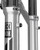 Fourche ROCKSHOX PIKE Ultimate Charger 3 RC2 27.5" 130mm OS44 C1 Argent
