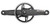 PEDALIER AVEC CAPTEUR DE PUISSANCE FORCE AXS E1 XPLR 1X DUB WIDE 165mm 42D
