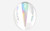 WHITE IRIDESCENT MATTE L (59-61)