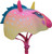CASQUE SUPER RAINBOW CORN / 50-54cm (5-8 ans)