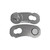 Attache RAPIDE  POWERLOCK EAGLE 12V ARGENT (X50 PIECES)