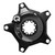 ÉTOILE CAPTEUR DE PUISSANCE D-ZERO D1  - 11 V / Sans plateau / 5 Vis - 130 BCD (Std) - Black