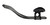 Prolongateur Chrono Complet VUKA CLIP HIGH & CARBONE EVO 110 A1 - Carbone/Lgr=380mm/d=22.2mm/Htr=110mm - Matte Carbon + Black decals