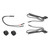 Paire de Commandes au Guidon e-Shifters câble de 970mm + 2 Colliers de fixation siliconne