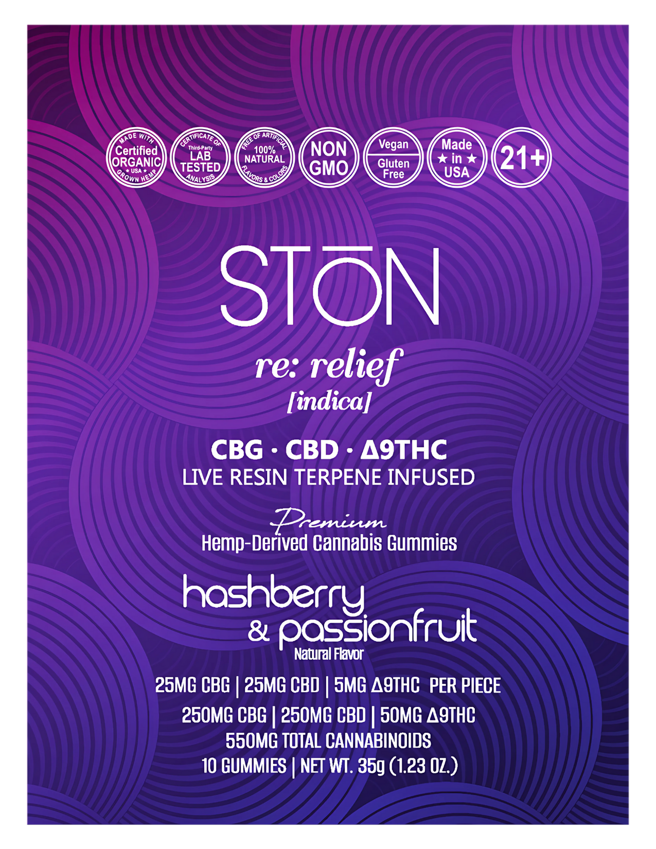 STŌN Relief Gummies