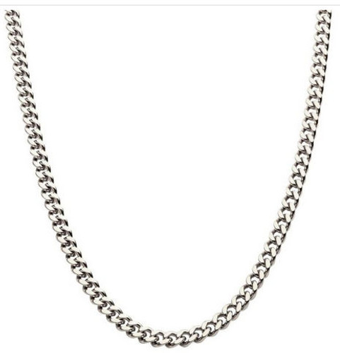 Sterling Silver Miami Cuban Chain with Lobster Lock Clasp