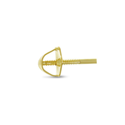 14kt Yellow Gold Screw Back for 0.042 Post  - Pack of 12