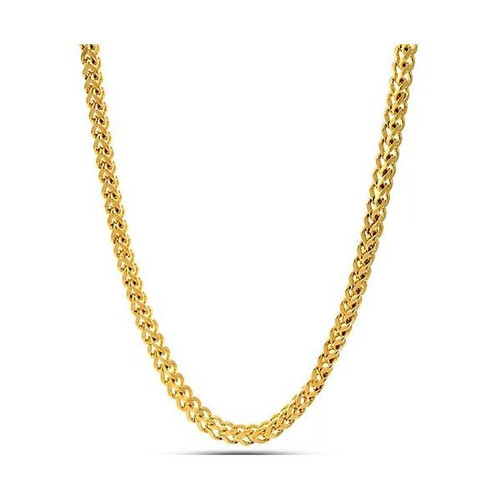 10kt Gold Hollow Franco Chain w Lobster Claw Lock -  5.2mm