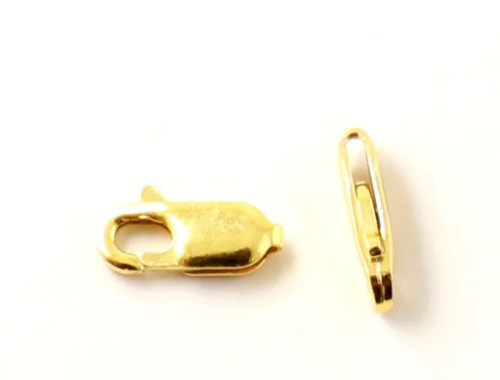 10kt Yellow Gold Regular Lobster Claw - Multiple Sizes - Pack of 6