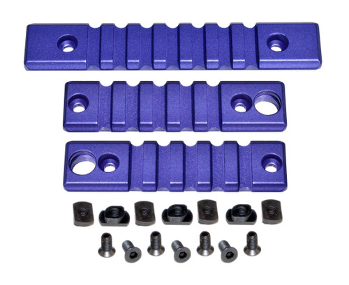 M-LOK to Picatinny Adapter Rail Kit (2 x 5 slot; 1 x 7 slot) - Purple [RLMLK2-PUR]