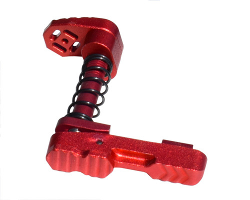 Presma AR-15 DPMS AR 308 Ambi Extended Modular Magazine Release & Catch Button, Red [AAMRK01-R]