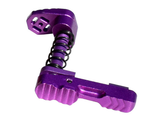 Presma AR-15 DPMS AR 308 Ambidextrous Extended Modular Magazine Release & Catch Button, Purple [AAMRK01-PUR]