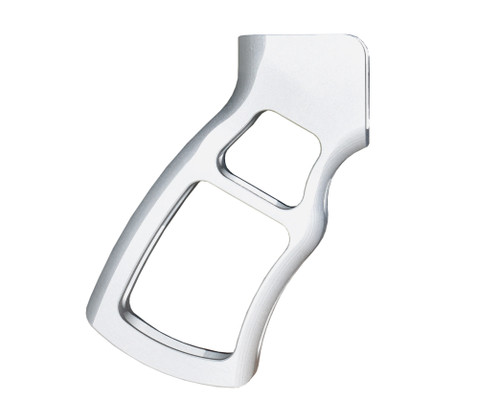 Presma Skeletonized Rear Pistol Grip, Silver [GP30-S]