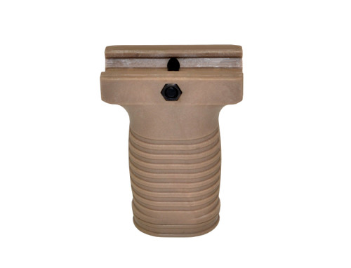 Fixed Polymer Stubby Picatinny Foregrip, Tan [GP23-T]