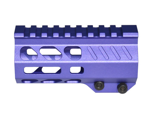 4.2" Purple M-LOK Free Float Handguard for 223/5.56 Uppers [MMARE42-PUR]