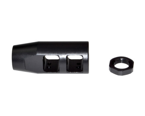 5/8x24 .308 Competition Grade Muzzle Brake, Steel with Black Phosphate Finish - AR-15 [MZ-06-02-B]
