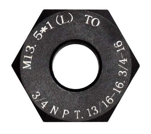 Barrel Muzzle Thread Adapter Converter M13.5x1 LH to 3/4 NPT / 13/16x16 / 3/4x16 [NUT07)