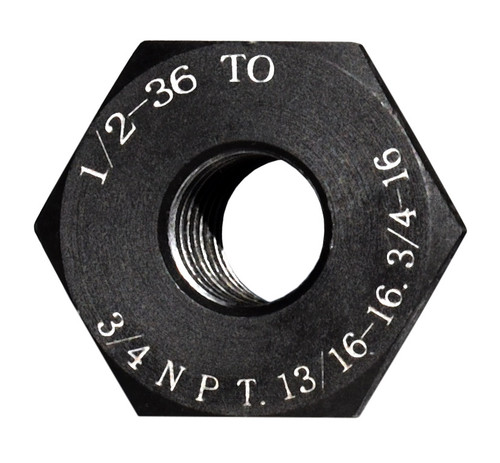 Barrel Muzzle Thread Adapter Converter 1/2-36 RH to 3/4 NPT / 13/16x16 / 3/4x16 [NUT04]