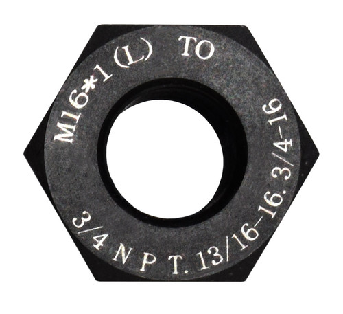 Barrel Muzzle Thread Adapter Converter M16x1 LH to 3/4 NPT / 13/16x16 / 3/4x16 [NUT03]