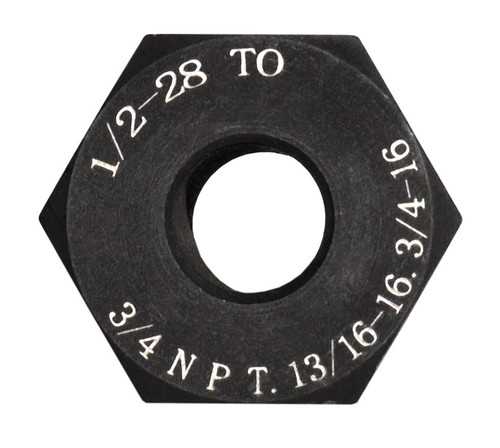 Barrel Muzzle Thread Adapter Converter 1/2-28 RH to 3/4 NPT / 13/16x16 / 3/4x16 [NUT01]