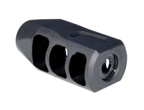 M14X1(LH) Muzzle Brake for AK 7.62mm - Steel - Black [MZ-18-15-B]