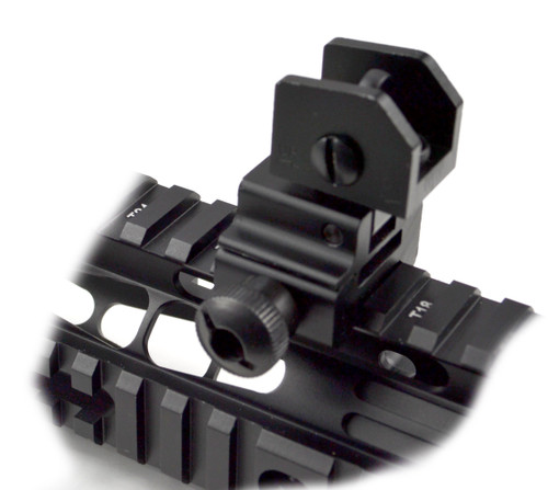 AR Flip-up REAR Backup Sight, Aluminum [MFLRS01]