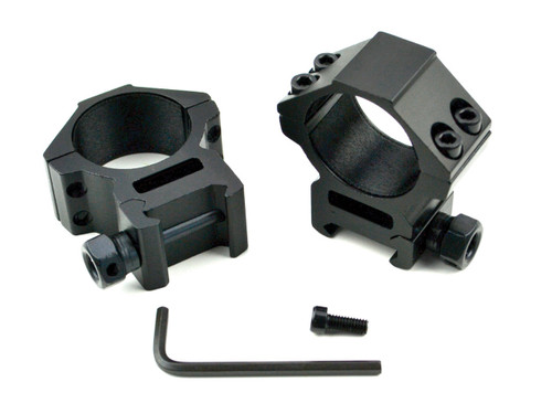 30mm Medium Profile Scope Rings for Picatinny Rails [PT-30M4]