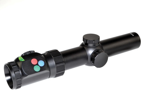 Presma® RXR6 Professional Series 1-6X28 Precision Scope, RGB RXR Glass Reticle [RXR6 1-6X28]