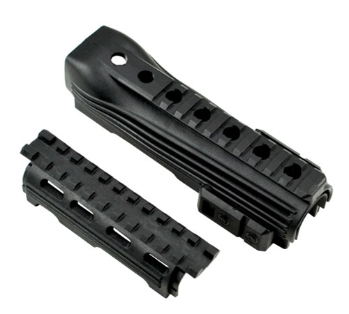 AK47/AK74 2 Piece Polymer Over Molded Railed Handguard [MQAK]