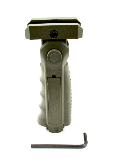 Tactical 5 Position Folding Foregrip, Green