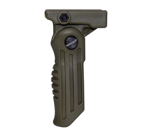 5 Position Picatinny Foregrip without storage, Polymer, Green