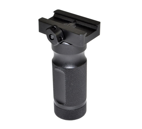 Fixed All-Aluminum Stubby Picatinny Foregrip,  4.1” Black