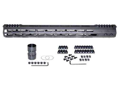 17" Presma® AR-10 LR 308 DPMS LOW Super Light M-LOK Series Free Float Handguard with Partial Top Rail [M38MP/L17]