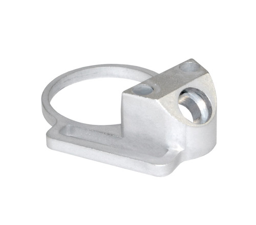 Aluminum Receiver End Plate with LEFT SIDE 1" Sling Adapter for AR .223/5.56/.308 Buffer Tubes, Silver[ABTA10-S]