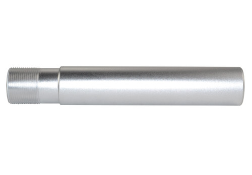 AR-15 Pistol Buffer Tube, 7.3", 1 Piece Construction Silver Anodized [ASBT10A-S]