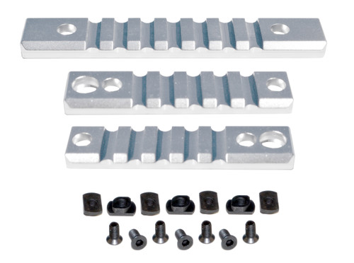 M-LOK to Picatinny Adapter Rail Kit (2 x 5 slot; 1 x 7 slot) - Silver [RLMLK2-S]