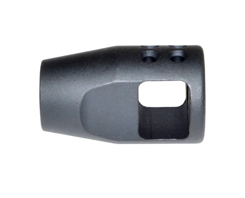 5/8x24 Muzzle Brake, Black Steel - .308