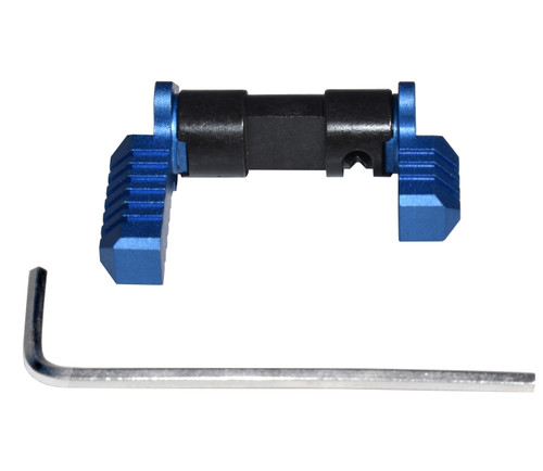 223/5.56/308 Aluminum and Steel Ambidextrous Safety Selector Switch, Dark Blue