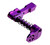Presma AR-15 DPMS AR 308 Ambidextrous Extended Modular Magazine Release & Catch Button, Purple [AAMRK01-PUR]