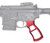 Presma Skeletonized Rear Pistol Grip, Dark Red [GP30-R]