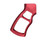 Presma Skeletonized Rear Pistol Grip, Dark Red [GP30-R]