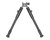 Tall Bipod For Picatinny Handguard Rail, Aluminum, Folding, Height Adjustable 9.75" To 12" (BP05)